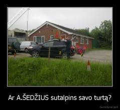 Ar A.ŠEDŽIUS sutalpins savo turtą? - 