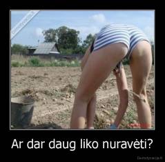 Ar dar daug liko nuravėti? - 