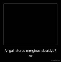 Ar gali storos merginos skraidyti? - TAIP!