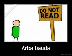 Arba bauda - 