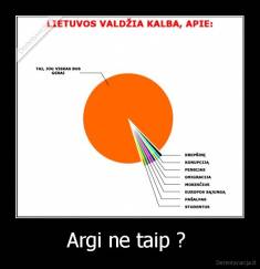 Argi ne taip ?  - 