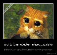 Argi tu jam neduotum mėsos gabaliuko - Ne blet, tegul tas iš seimo su lielom ir didelem akym padidina pensijas ir algas