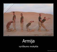 Armija - vyriškumo mokykla