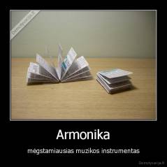 Armonika - mėgstamiausias muzikos instrumentas