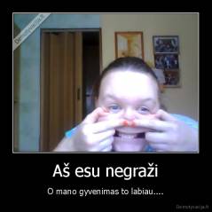 Aš esu negraži - O mano gyvenimas to labiau....