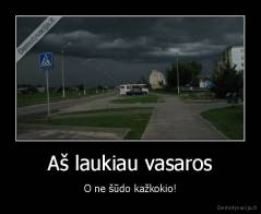 Aš laukiau vasaros - O ne šūdo kažkokio!