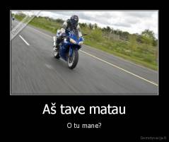 Aš tave matau - O tu mane?