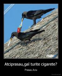 Atciprasau,gal turite cigarete? - Prasau.Aciu