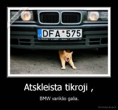 Atskleista tikroji , -  BMW variklio galia.