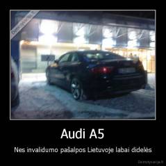 Audi A5 - Nes invalidumo pašalpos Lietuvoje labai didelės