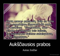 Aukščiausios prabos - Aukso žodžiai