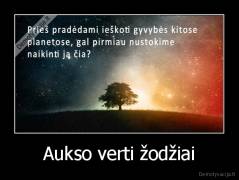 Aukso verti žodžiai - 