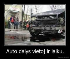 Auto dalys vietoj ir laiku. - 