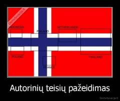 Autorinių teisių pažeidimas - 