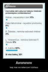 Awwwww - kaip mes visi nekenciam kubiliaus