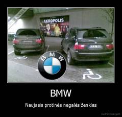 BMW - Naujasis protinės negalės ženklas