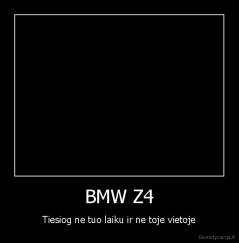 BMW Z4 - Tiesiog ne tuo laiku ir ne toje vietoje