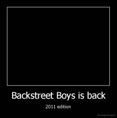 Backstreet Boys is back - 2011 edition