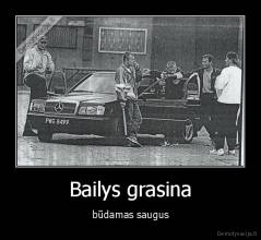 Bailys grasina - būdamas saugus