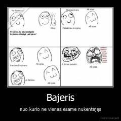 Bajeris - nuo kurio ne vienas esame nukentėjęs