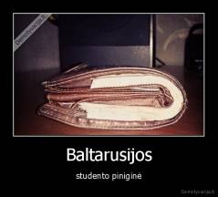 Baltarusijos - studento piniginė