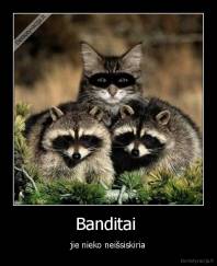 Banditai  - jie nieko neišsiskiria
