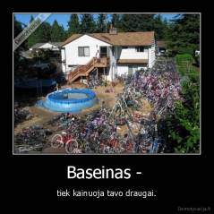 Baseinas -  - tiek kainuoja tavo draugai.
