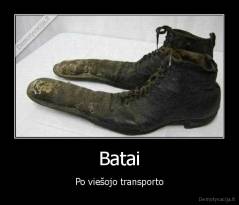 Batai - Po viešojo transporto