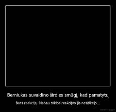 Berniukas suvaidino širdies smūgį, kad pamatytų - šuns reakciją. Manau tokios reakcijos jis nesitikėjo...