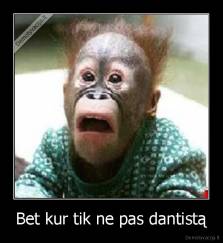 Bet kur tik ne pas dantistą - 