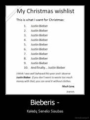Bieberis - - Kalėdų Senelio Siaubas