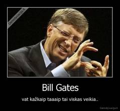 Bill Gates - vat kažkaip taaaip tai viskas veikia..