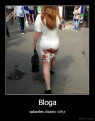 Bloga - suknelės dizaino idėja