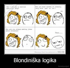 Blondiniška logika - 