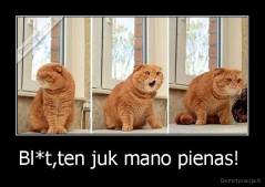 Bl*t,ten juk mano pienas!  - 