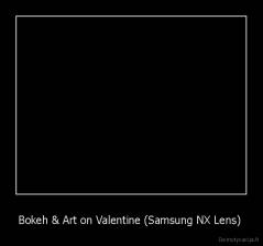 Bokeh & Art on Valentine (Samsung NX Lens)  - 