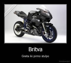 Britva - Greita iki pirmo stulpo
