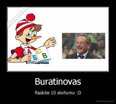 Buratinovas - Raskite 10 skirtumu :D