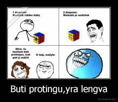 Buti protingu,yra lengva - 