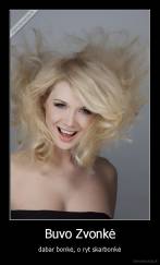 Buvo Zvonkė - dabar bonkė, o ryt skarbonkė