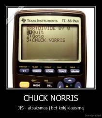 CHUCK NORRIS - JIS - atsakymas į bet kokį klausimą