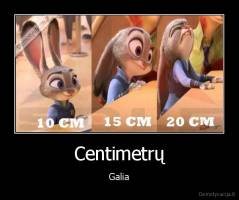 Centimetrų - Galia