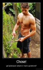 Chose! - gal apkarpysi vakare ir mano gyvatvore?