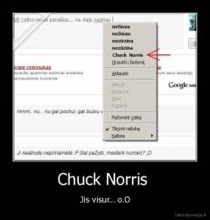 Chuck Norris  - Jis visur... o.O
