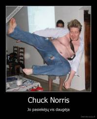 Chuck Norris - Jo pasiekėjų vis daugėja