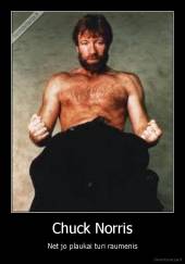 Chuck Norris - Net jo plaukai turi raumenis
