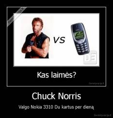 Chuck Norris - Valgo Nokia 3310 Du kartus per dieną