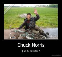 Chuck Norris - Į ka tu pavirtai ?