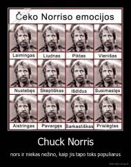 Chuck Norris - nors ir niekas nežino, kaip jis tapo toks populiarus