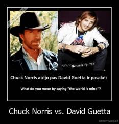 Chuck Norris vs. David Guetta - 